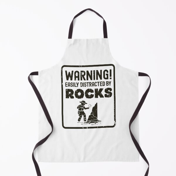 Item preview, Warning Easily Distracted By Rocks Geologist Rockhounding Design designed and sold by justjonboy.