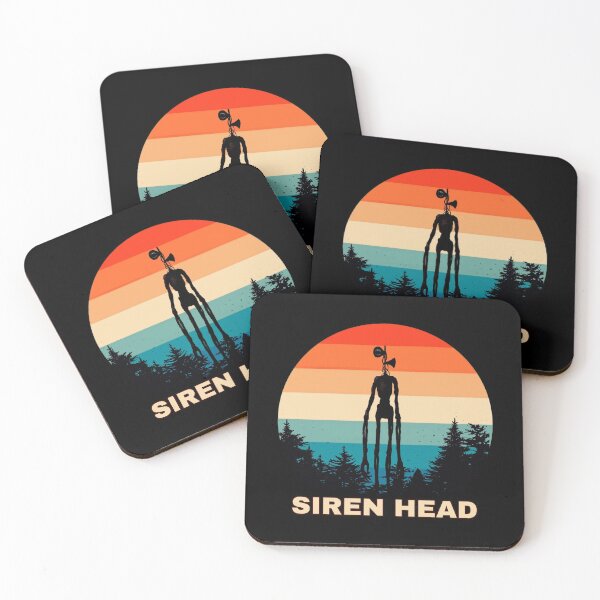Item preview, Siren head vintage sunset pine tree forest designed and sold by Nishad4.