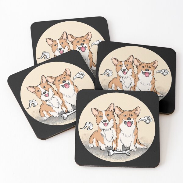 Item preview, Welsh Corgis love Bone designed and sold by Fine Art California.