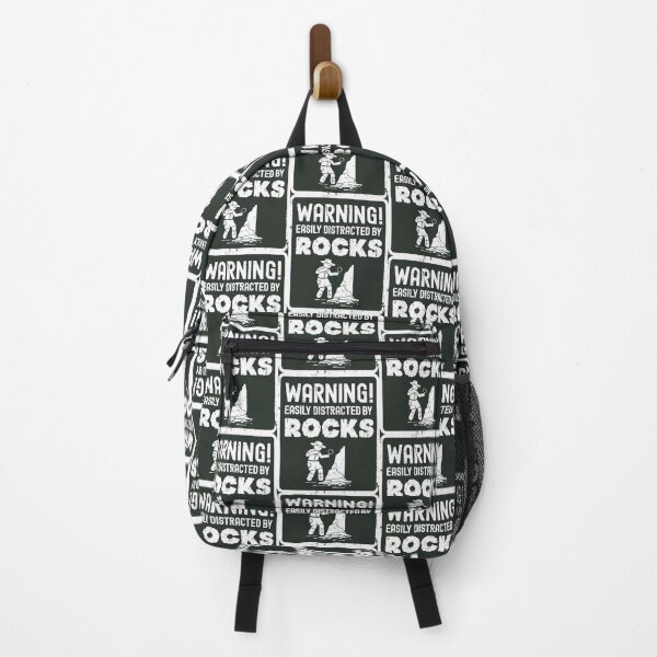 Item preview, Warning Easily Distracted By Rocks Geologist Rockhounding Design designed and sold by justjonboy.