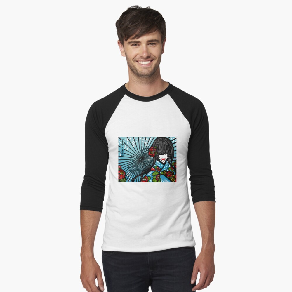 Item preview, Baseball ¾ Sleeve T-Shirt designed and sold by SajuArtZen.