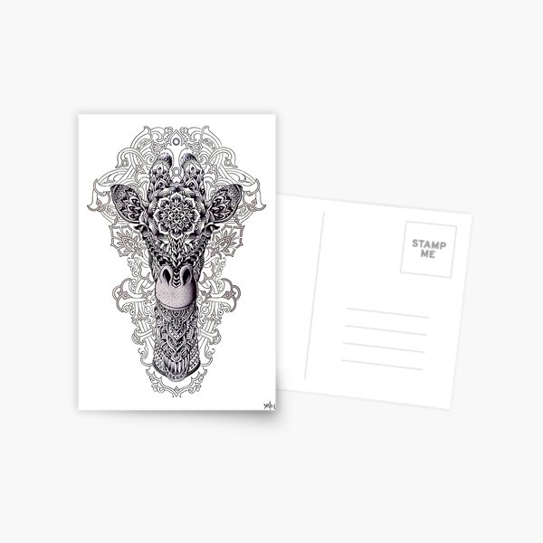 Giraffe Postcard