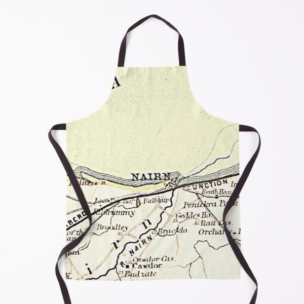 Item preview, NAIRN & surrounding area map 1898 designed and sold by yourscotland.