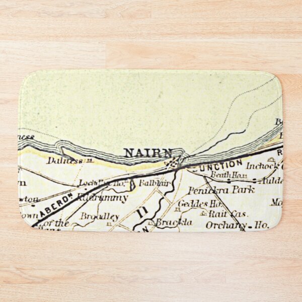 Item preview, NAIRN & surrounding area map 1898 designed and sold by yourscotland.