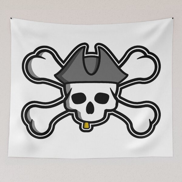 Item preview, Skull and Crossbones w/ Hat designed and sold by JilliansJumble.
