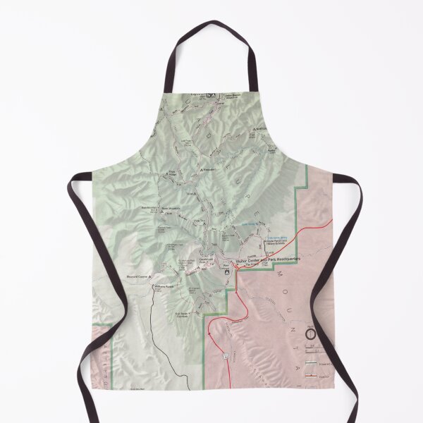 Item preview, Guadalupe Mountains National Park Map (1995) Texas Mountain Range Reserve Atlas designed and sold by BravuraMedia.