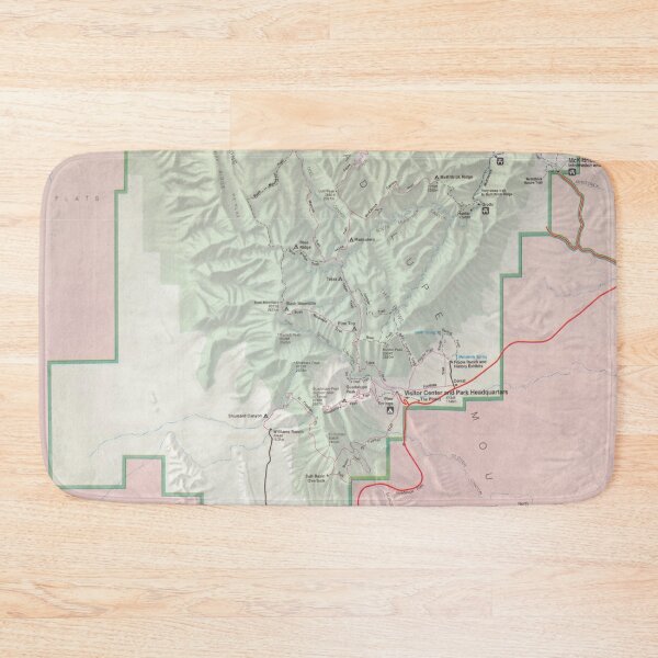 Item preview, Guadalupe Mountains National Park Map (1995) Texas Mountain Range Reserve Atlas designed and sold by BravuraMedia.