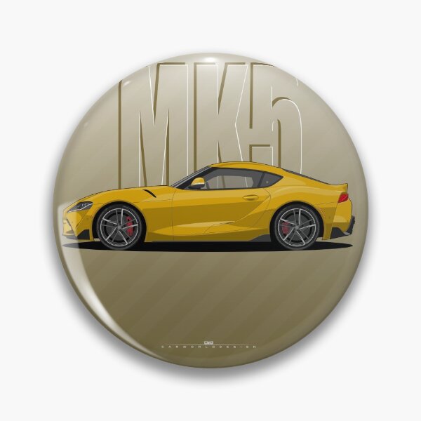 Item preview, Supra MK5 yellow designed and sold by ElseWorldDesign.