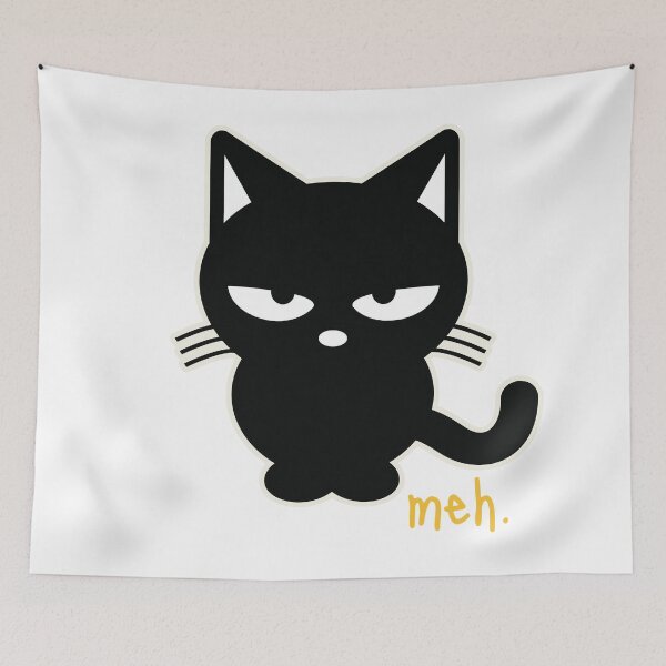 Item preview, Meh Cat. Show Some Cattitude - funny cat designed and sold by Numero14.