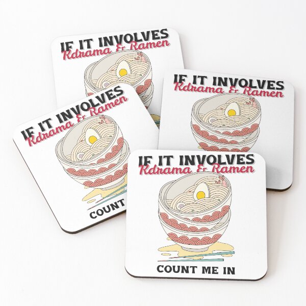 Item preview, If It Involves Kdrama & Ramen Count Me In designed and sold by Edenjodie.