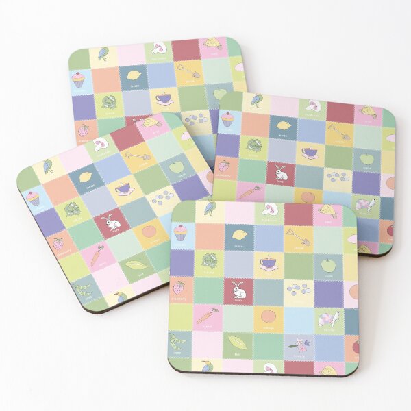 Item preview, Word Salad Garden Play Squares designed and sold by Colour Angel by KV.