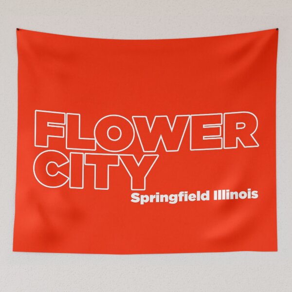 Artikelvorschau, STADTSPITZNAMEN - BLUMENSTADT - SPRINGFIELD ILLINOIS entworfen und verkauft von WOOFANG.