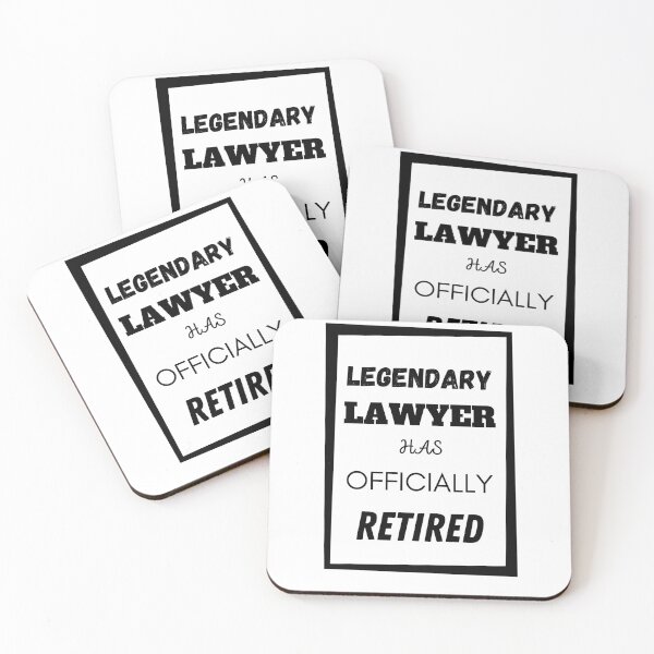 Item preview, Legendary Lawyer Has Retired designed and sold by Your Favorite Shop.