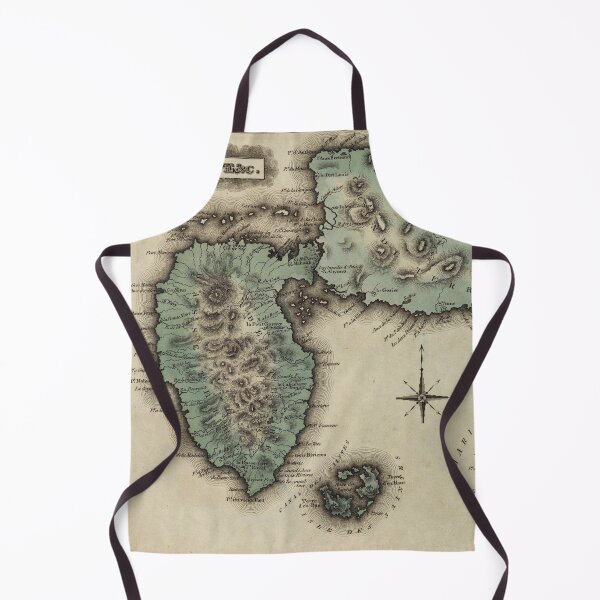 Item preview, Old Guadeloupe Island Map (1823) Vintage Gwadloup Isle Atlas designed and sold by BravuraMedia.