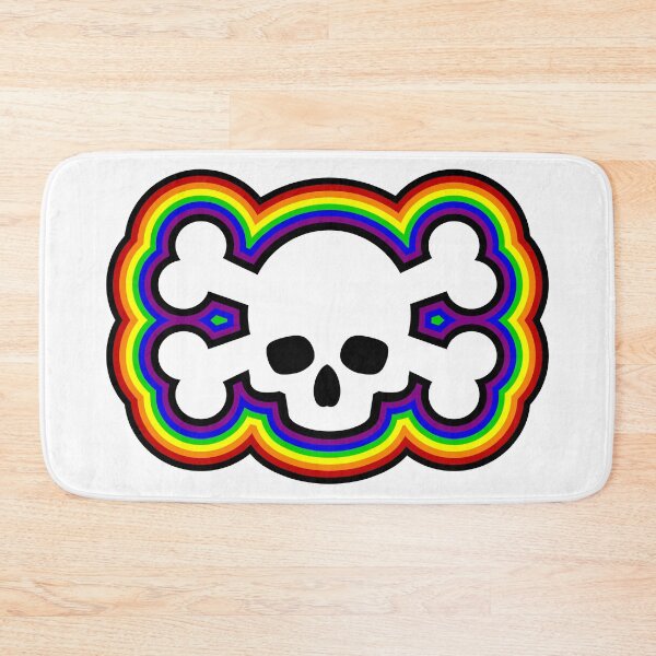 Item preview, Skull and Crossbones Rainbow designed and sold by JilliansJumble.