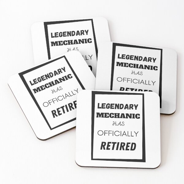Item preview, Legendary Mechanic Has Retired designed and sold by Your Favorite Shop.