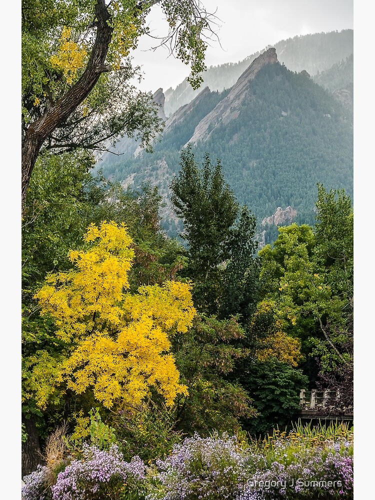Flatirons Fall Silhoette by nikongreg