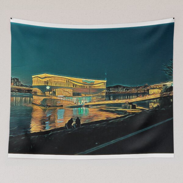 Item preview, Beautiful landscape of Han river and Seoul Wave, Korea. designed and sold by dkdk-kdk.