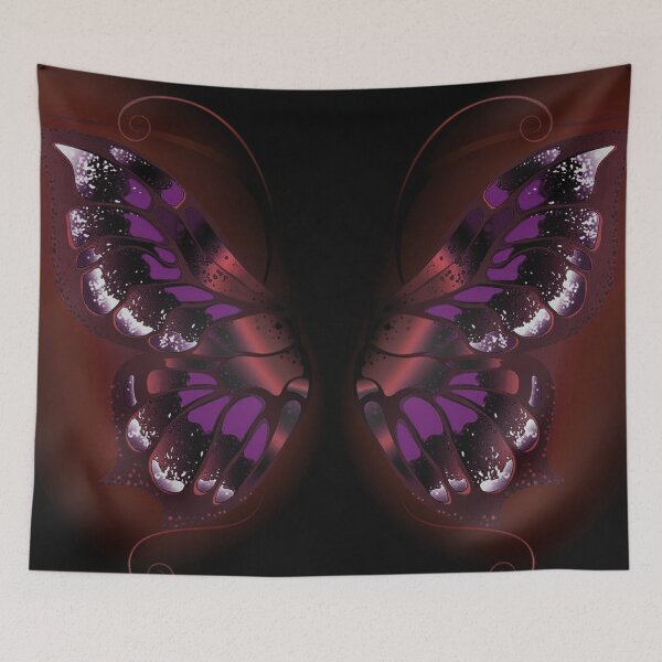 Item preview, Vermilion purple glowing butterfly wings  designed and sold by NexusArts.