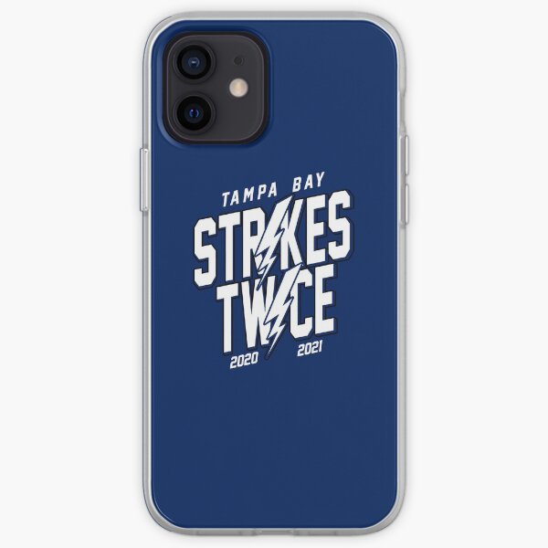 Tampa Bay Lightning Strikes Twice 2021 Hockey iPhone Soft Case