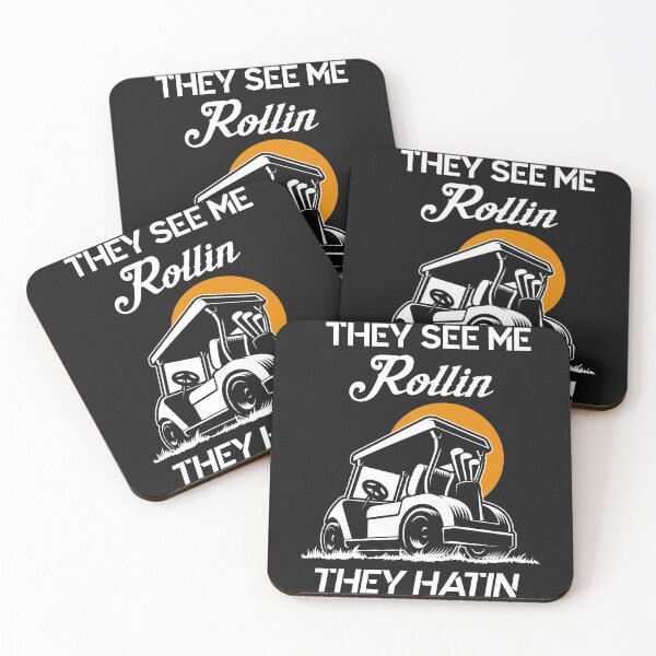Item preview, They See Me Rollin They Hatin Funny Golfer designed and sold by bluebadgez.