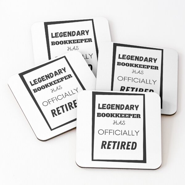 Item preview, Legendary Bookkeeper Has Retired designed and sold by Your Favorite Shop.