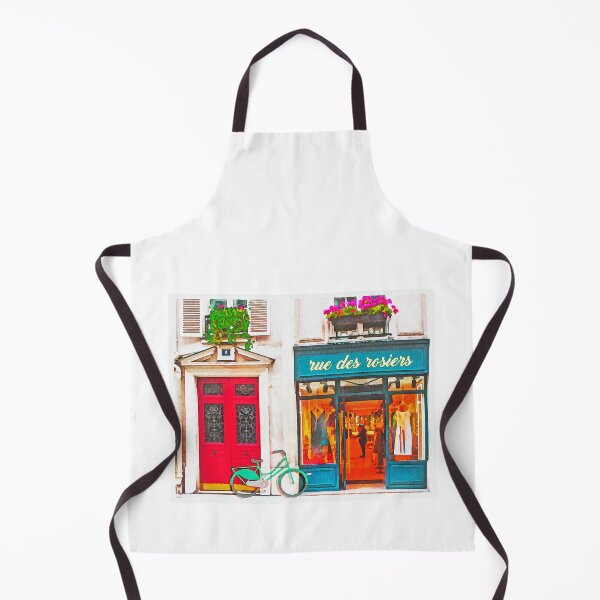 Item preview, Parisian Store Front Watercolor designed and sold by Annnalise.