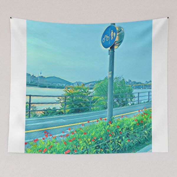 Item preview, Beautiful landscape of Han river park, Seoul from Korea. designed and sold by dkdk-kdk.