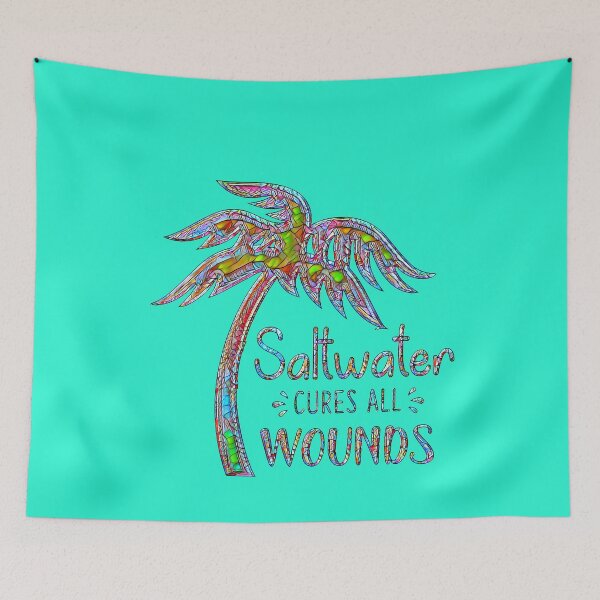 Item preview, Saltwater cures all wounds. designed and sold by CristalleLisa.