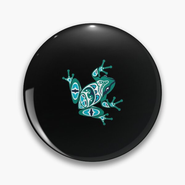 Item preview, Frog Pacific Northwest Native American Indian Style Art designed and sold by derekvella.