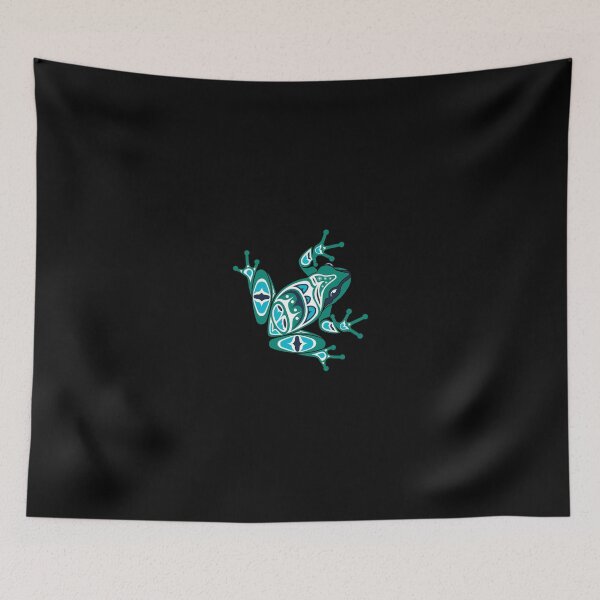 Item preview, Frog Pacific Northwest Native American Indian Style Art designed and sold by derekvella.