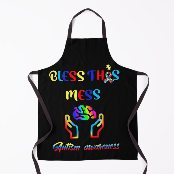 Item preview, Bless this mess autism awareness designed and sold by Designs Of all kinds.