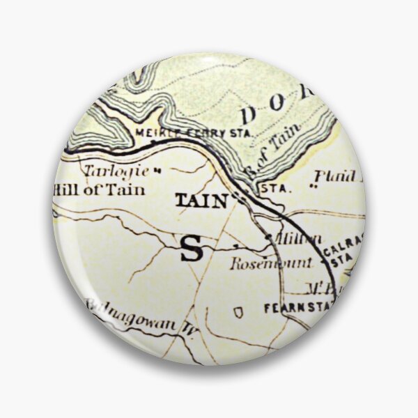 Item preview, TAIN & surrounding area map 1898 designed and sold by yourscotland.