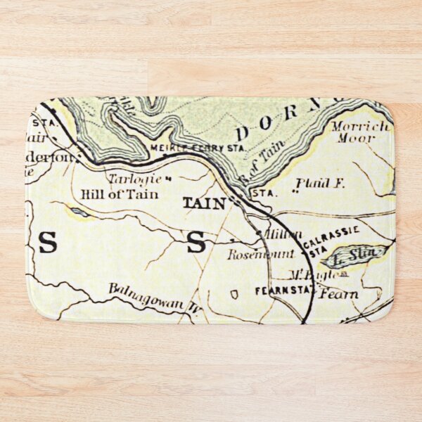 Item preview, TAIN & surrounding area map 1898 designed and sold by yourscotland.
