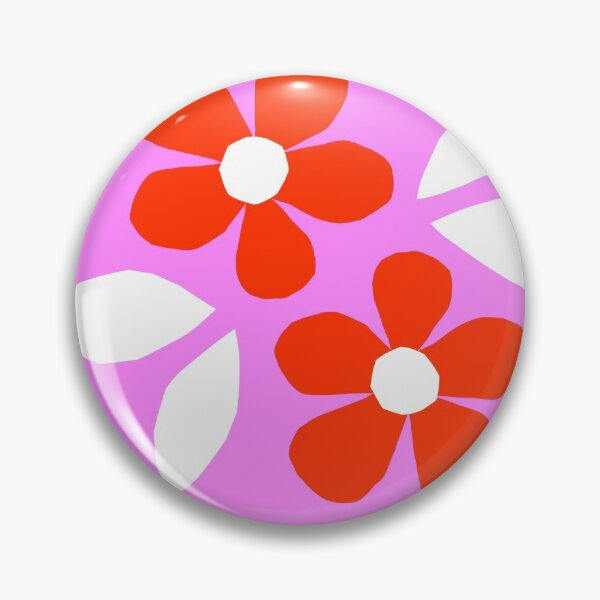 Item preview, Copy of Bloom Happy - Retro Floral Collage Nº2 Red and Pink designed and sold by Dominiquevari.