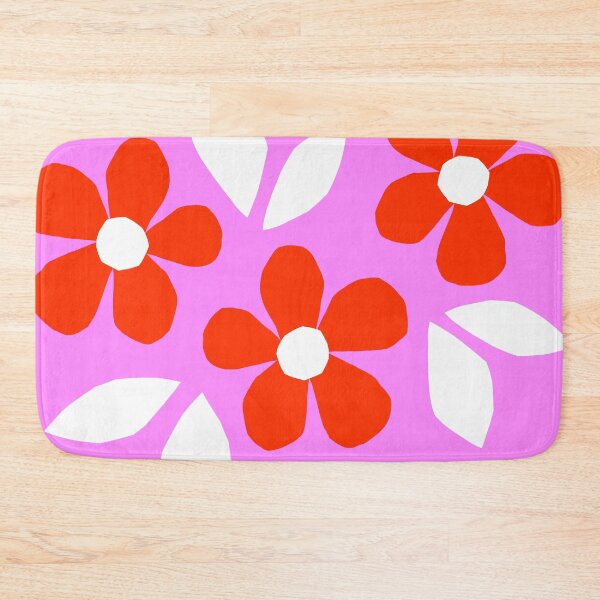 Item preview, Copy of Bloom Happy - Retro Floral Collage Nº2 Red and Pink designed and sold by Dominiquevari.