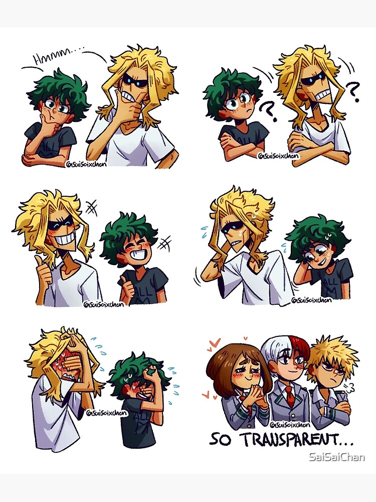 The Similarities Between All Might&Izuku The Similarities Between All Might&Izuku