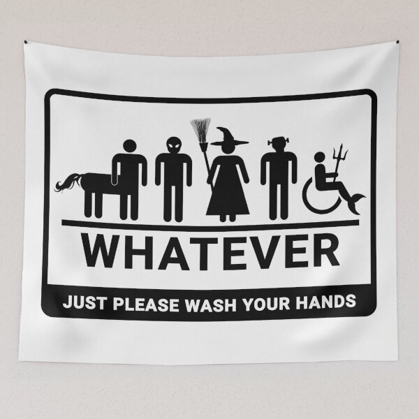 Item preview, whatever just please wash your hands designed and sold by DisenyosDeMike.