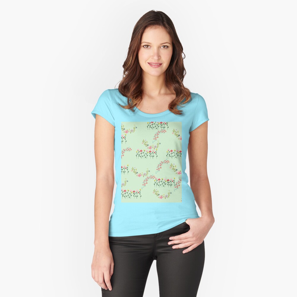 Item preview, Fitted Scoop T-Shirt designed and sold by Semapemodiba.