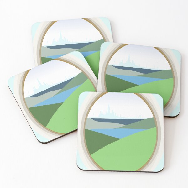 Item preview, View from far city designed and sold by markyartshop.