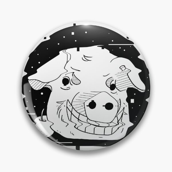 Item preview, Glitched pig head designed and sold by Spacepaprika.