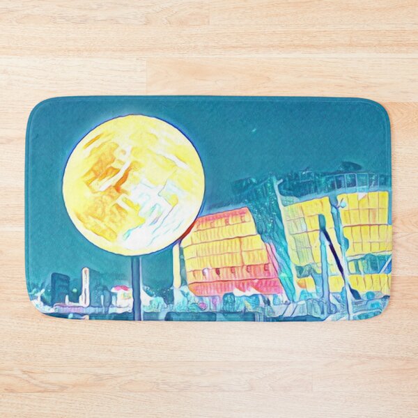 Item preview, Landscape of Han river and Moon Sculpture, Seoul from Korea.  designed and sold by dkdk-kdk.