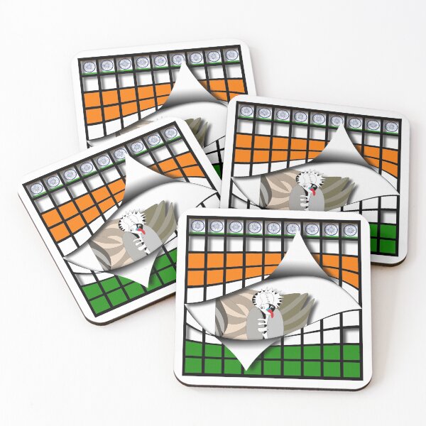 Item preview, Grid, (042. Vulture, India) Decorative, Digital, Colorful, Kind of Children, designed and sold by Paszkan.