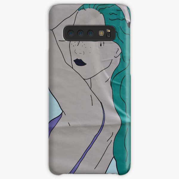 the strong beauty with the green hair Samsung Galaxy Snap Case