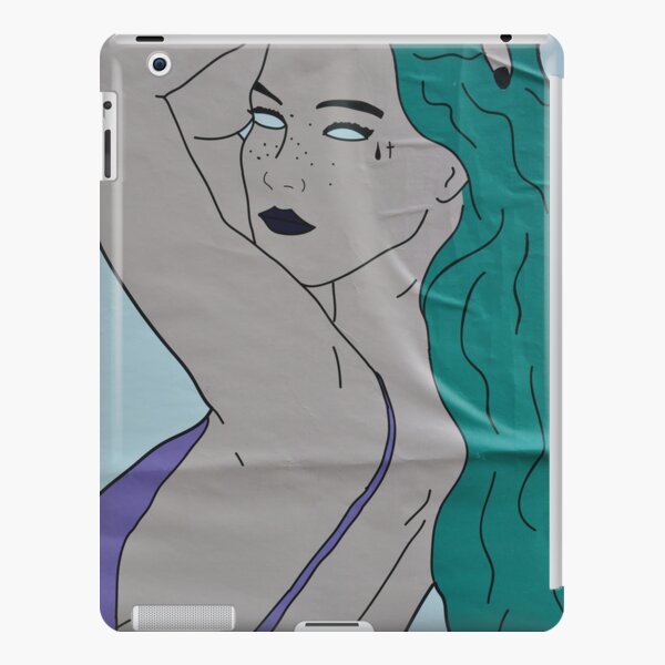 the strong beauty with the green hair iPad Snap Case