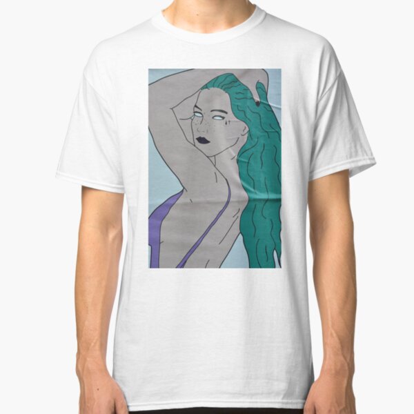 the strong beauty with the green hair Classic T-Shirt