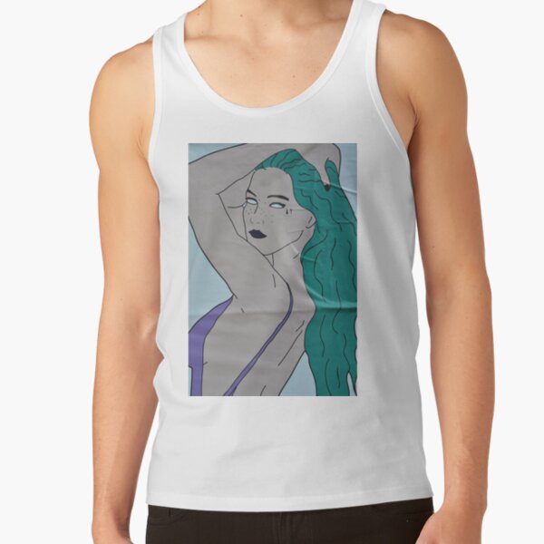the strong beauty with the green hair Tank Top
