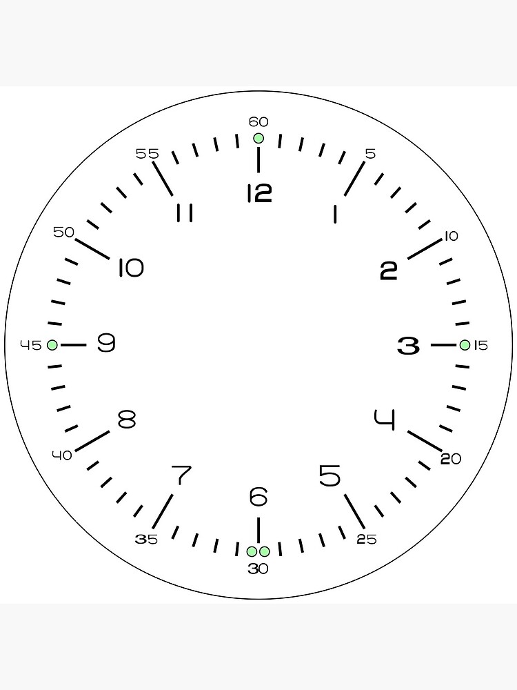 Minimalist Bauhaus White Clock | Clock