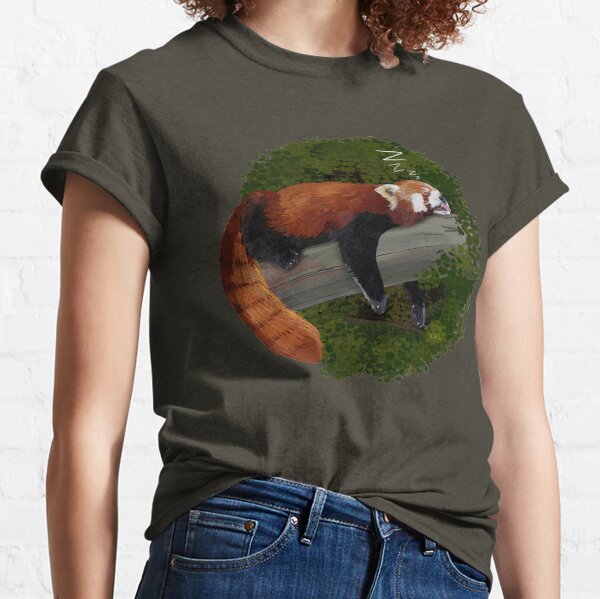 Sleepy Red Panda Classic T-Shirt