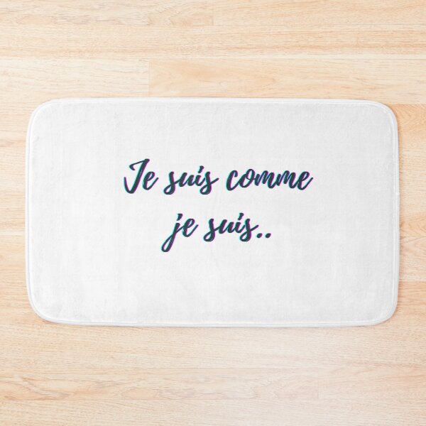 Item preview, I am what I am - popular french quotes lovers theme gifts (grey)  designed and sold by RebelliousRosee.
